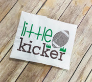 Football Little Kicker  Machine Embroidery Design Sketchy