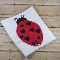 Ladybug Insect Bug Machine Applique Embroidery Design