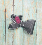 ITH Shark Bow with floral design