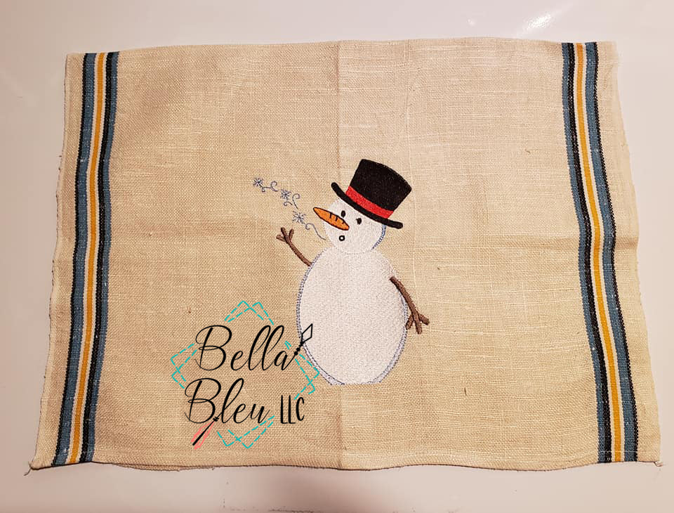 Snowman blowing Kisses