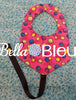 ITH Paci or Drooler Baby Drool Bib Embroidery design
