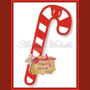 Candy Cane Christmas Banner Add On - 3 Sizes