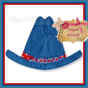 Cowboy Hat Applique - 3 Sizes, Machine Embroidery