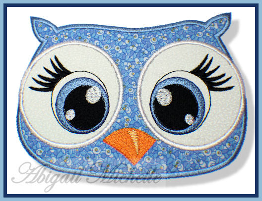 Owl Applique - 3 Sizes!