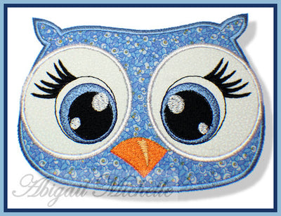 Owl Applique - 3 Sizes!