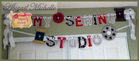 Sewing Bobbin Banner Add On - 4 Sizes