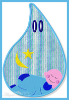 Sleeping Baby Drop Banner Add On - 3 Sizes