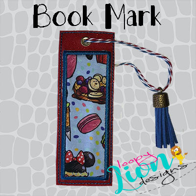 ITH Applique Bookmark