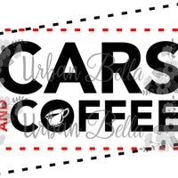 Cars & Coffee Sublimation png file