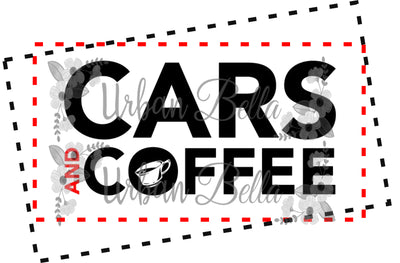 Cars & Coffee Sublimation png file