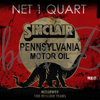 Car Sinclair Dino Motor Oil Can Sublimation png file