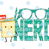 Funny Saying Book Nerd Sublimation png file
