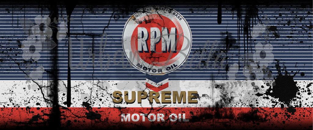 Car Supreme Motor Oil Can Sublimation png file