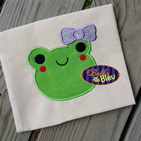 Kawaii Frog Girl with Bow