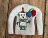 Birthday Robot Elf Sweater In the hoop ith embroidery design