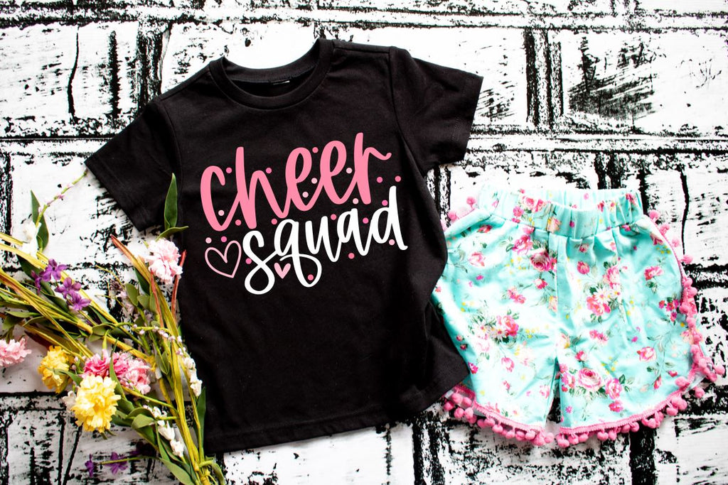Cheer Squad Tee Shirt Kids And S
