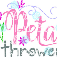 Petal Thrower Flower Girl SVG Cuttable Vinyl File