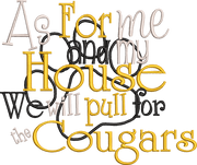 As for me and my house we will pull for the Cougars
