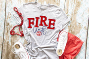 Firefighter Fire Wife Tee Shirt