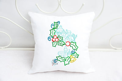 Christmas Village #6 Machine Embroidery Design