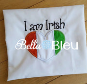 Irish Flag Heart St Patricks Design