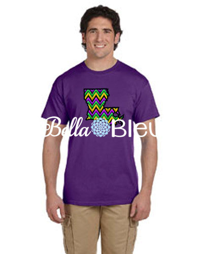 State of Louisiana Machine Applique Embroidery Design