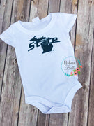 Michigan State University -MSU Baby Onesie - MSU Spartans - Baby Shower Gift - MSU Baby Shower Gift - Licensed
