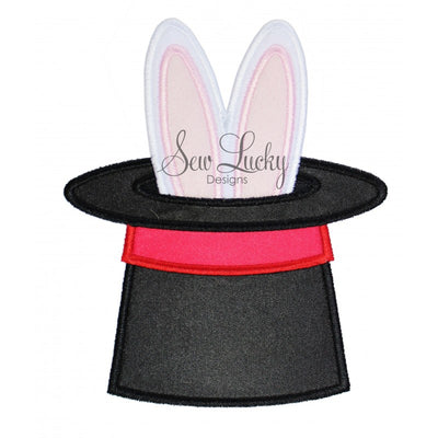 Magic Bunny Hat Applique