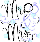 Mr & Mrs Wedding Rings Wedding SVG Cuttable File Saying Wording Vinyl