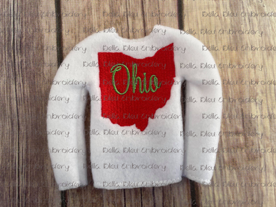 ITH Elf Ohio State Home Shirt Sweater