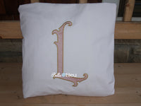 Large Victorian Alphabet Sketchy Font 6x10 hoop only