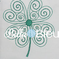Beautiful Irish Celtic Shamrock Quick Stitch Quilting Machine Embroidery design