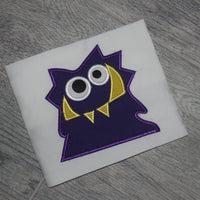Silly Monster Machine Embroidery applique design 8x8