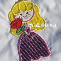 Inspired Aurora Sleeping Beauty Princess Machine Applique Embroidery Design