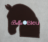 Dressage Silhouette Horse Machine Applique Embroidery design