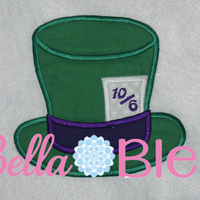 Inspired Mad Hatter Hat from Alice Machine Applique Embroidery Design