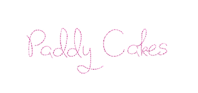 Paddy Cakes String font