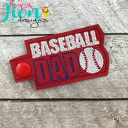 ITH Baseball Dad Key Fob
