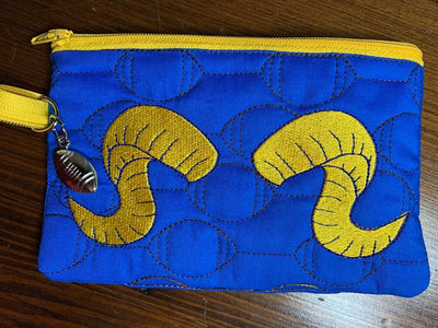 ITH Ram Horn Mascot zipper bag Wallet