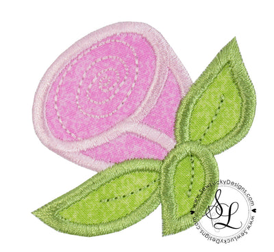Rose and leaves Applique
