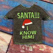 ITH Elf Sweater Santa I know Him