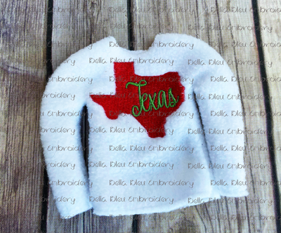 ITH Elf Texas State Home Shirt Sweater