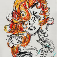 Veronica Woman Scribble Sketchy