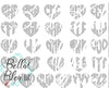 Heart Monogram Font