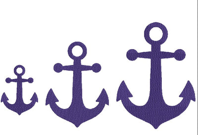 Anchor Fill Embroidery Design