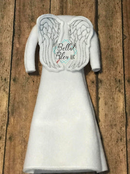ITH Elf Angel with Wings Costume Dress machine embroidery design