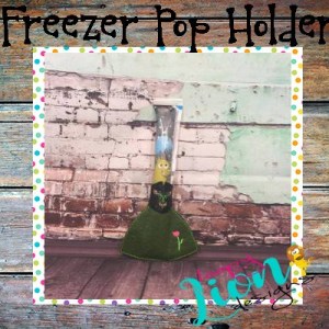 ITH Ice Princess Dress Freezer Pop Popsicle Holder