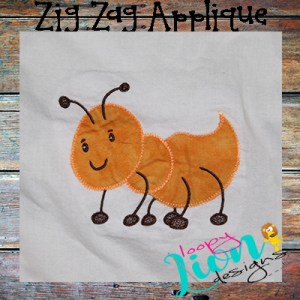 Ant Applique ZZ Embroidery Design