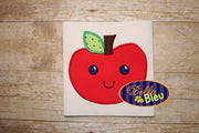 BTS School Happy Kawaii Apple Applique Embroidery Designs