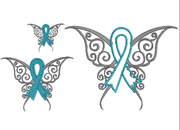 Awareness Butterfly fill and Applique